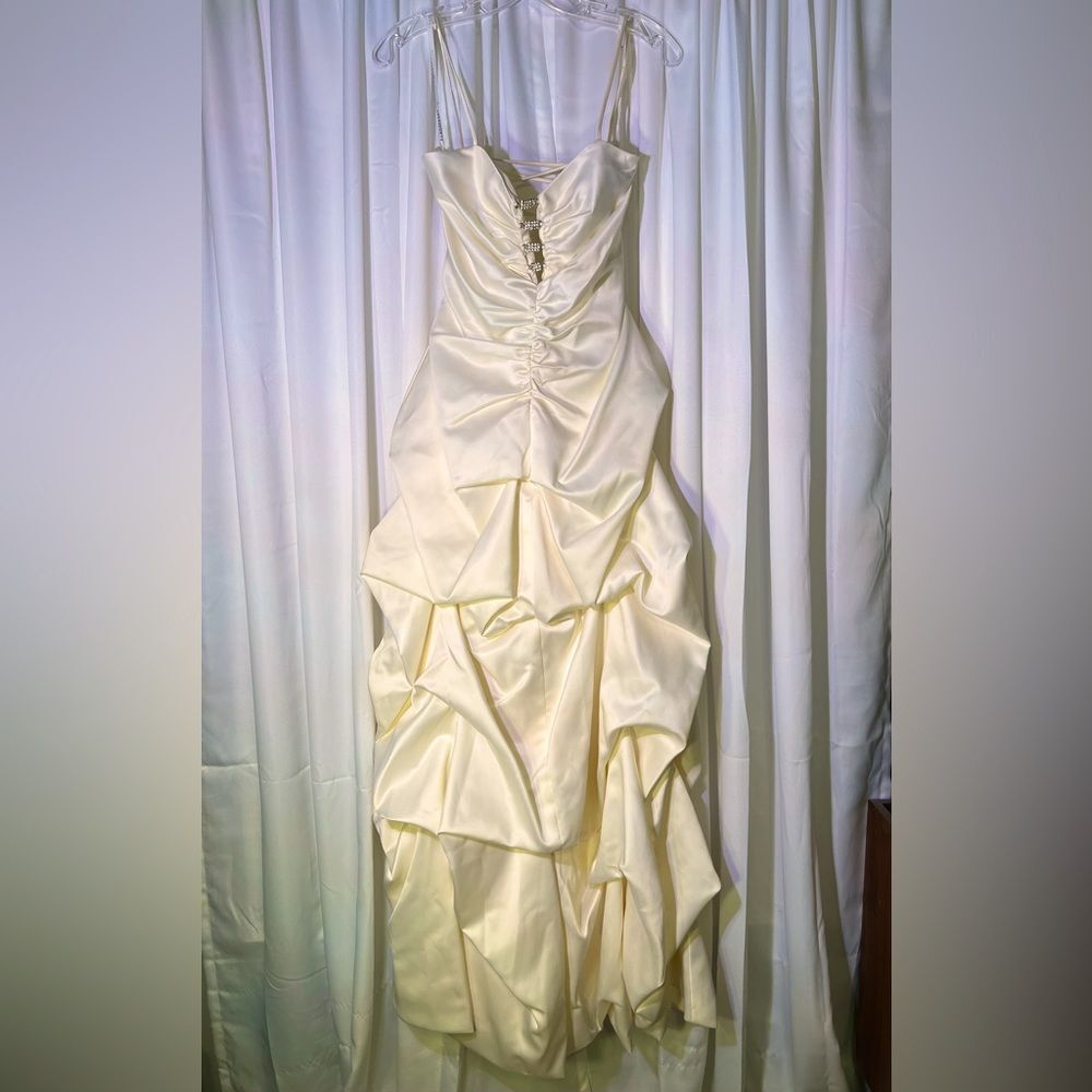 Masquerade Cream Prom Dress